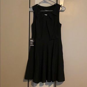 Mid length, Black tank dress